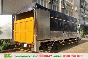 Cho thuê xe tải có bàn nâng hạ tại quận 2